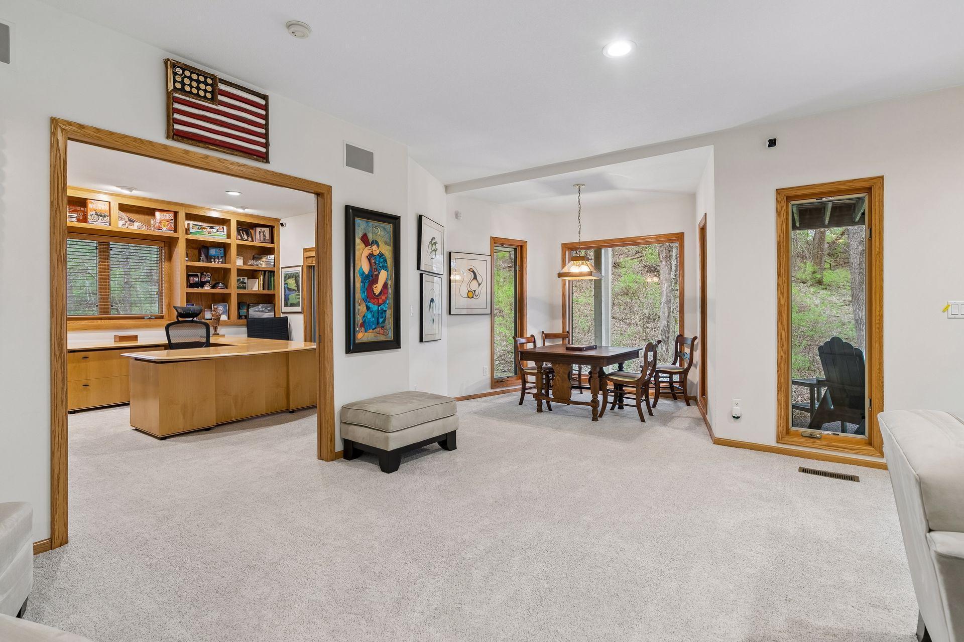 Plenty of room for a game table