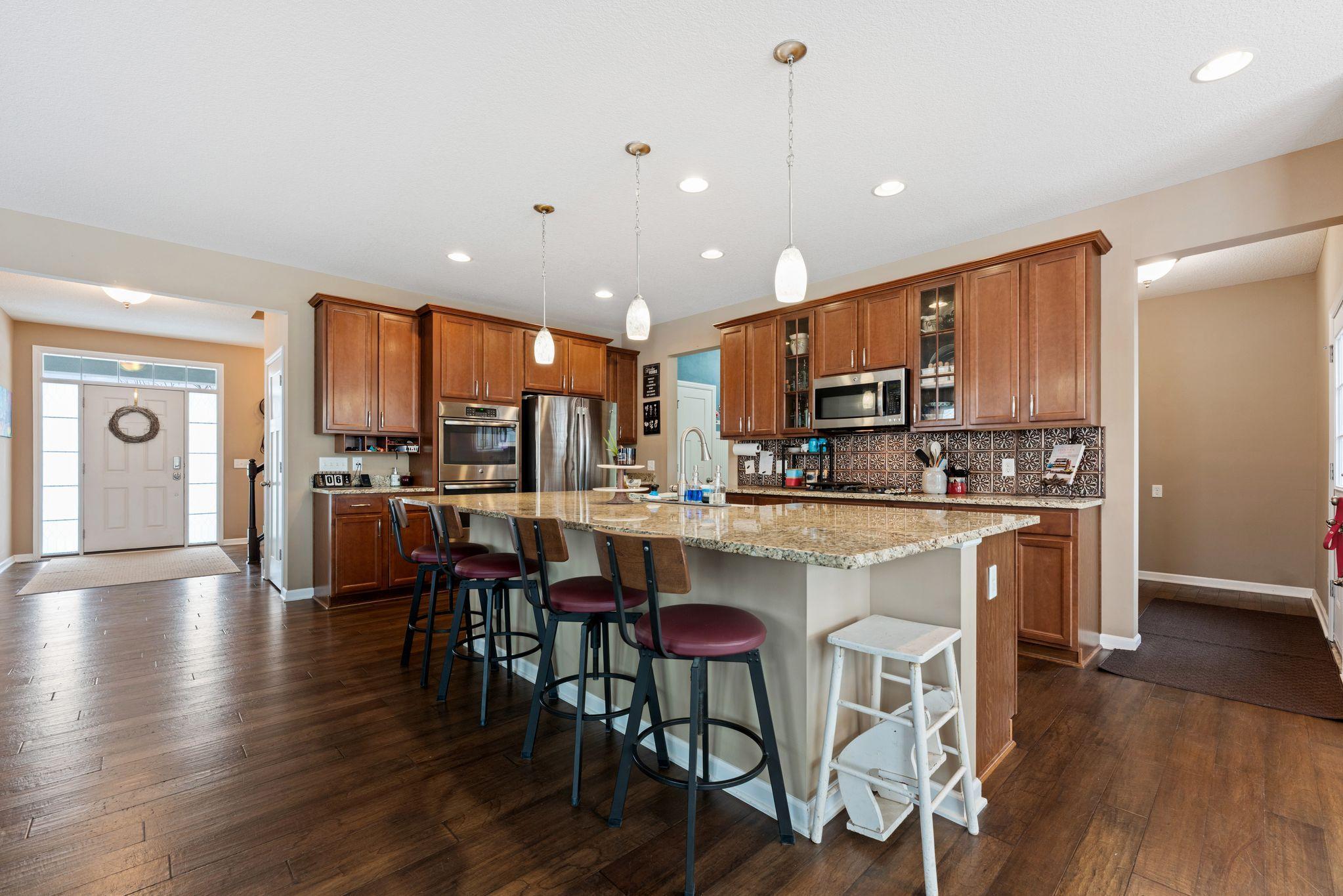 Expansive, chef's kitchen