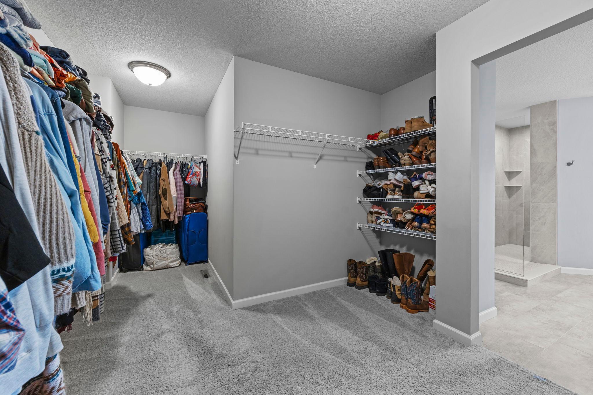Large Owner's Suite Private Closet