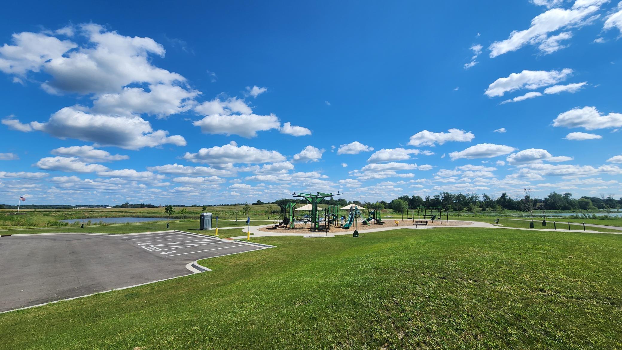 Neighborhood Park with shaded areas