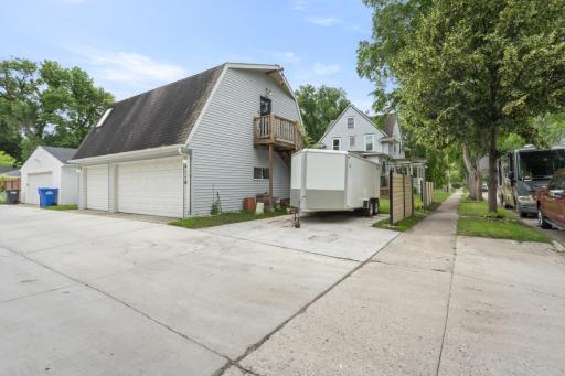 Paved Alley Access with Parking Pad
