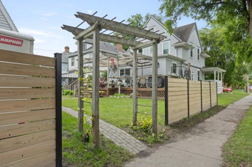 Trellace and Privacy Fence