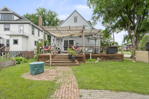 Back Yard with Paver Walk Way