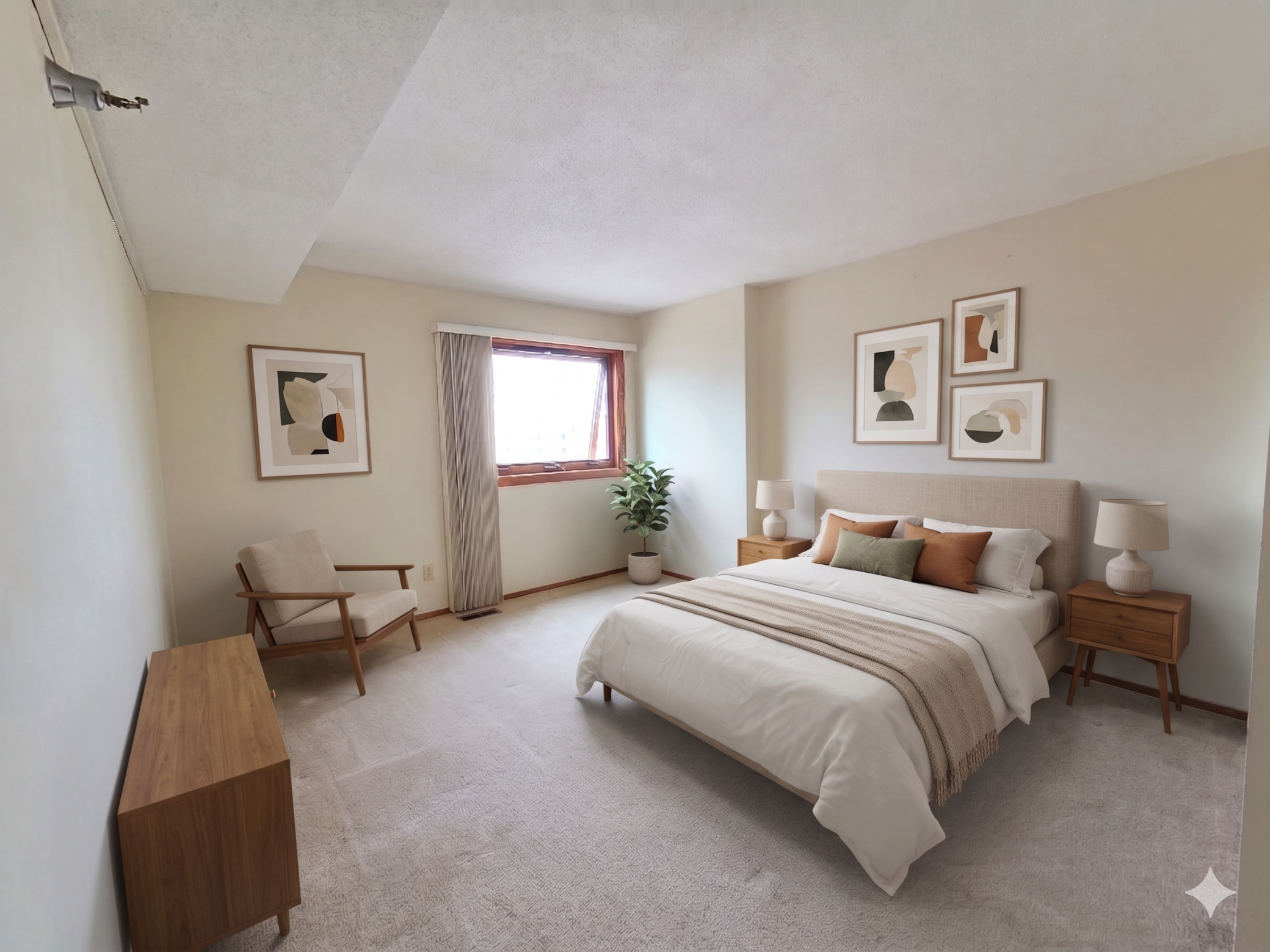 Bedroom Virtually Staged