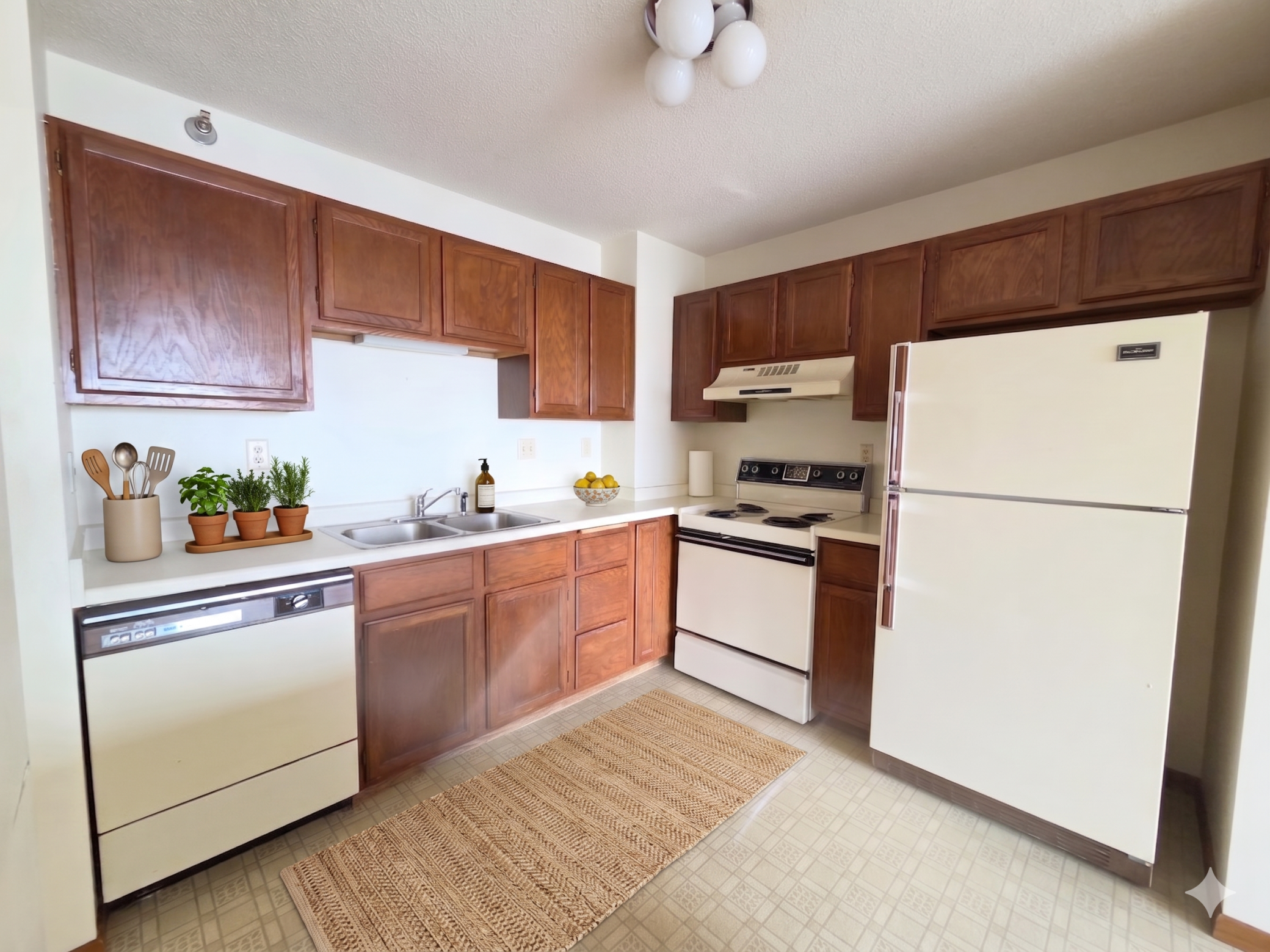 Kitchen Virtually Staged