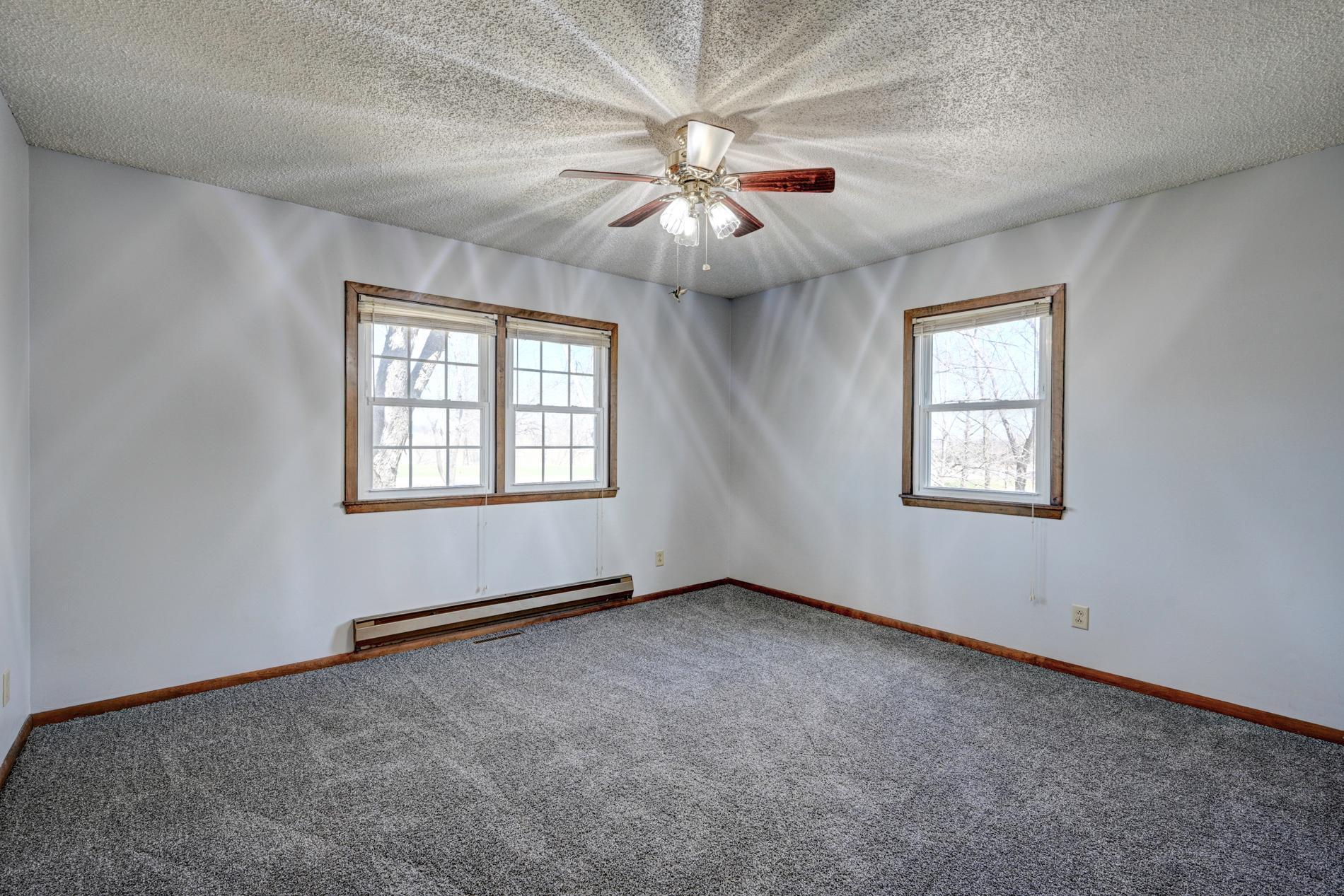 Home has forced air heat, but electric baseboard as secondary source.