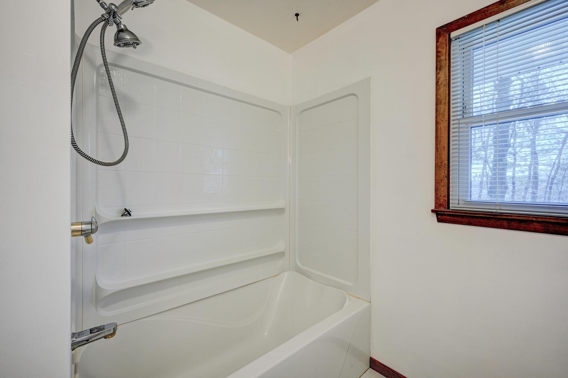 Large soaker tub to relax