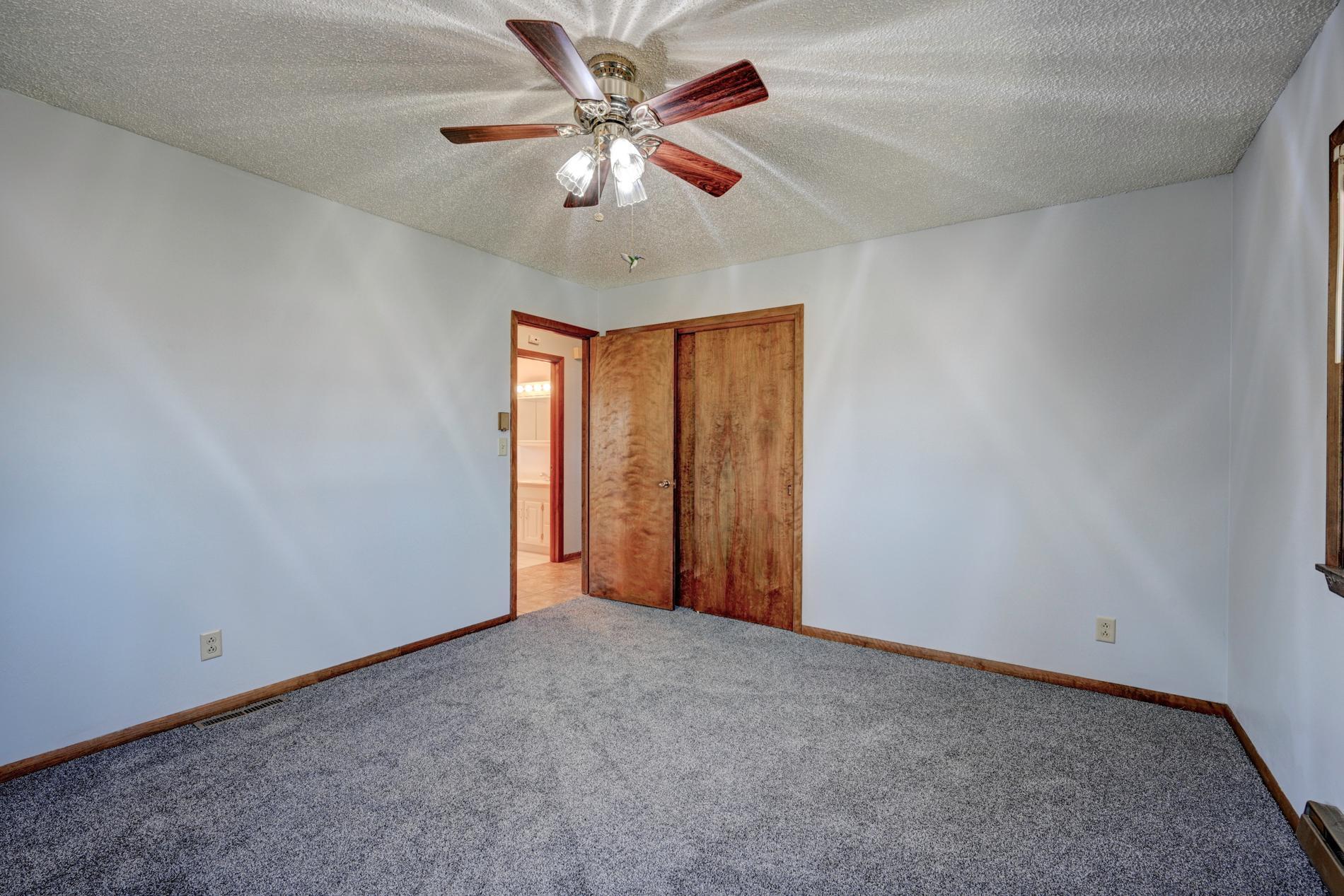 Spacious main floor bedroom