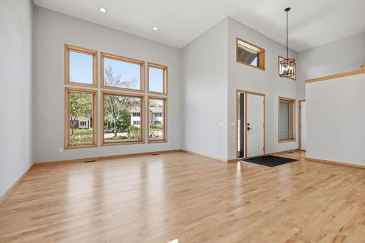 Vaulted ceilings and open design create an impressive sense of scale.