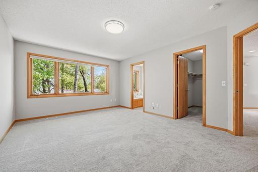 The primary suite offers a spacious and private retreat.