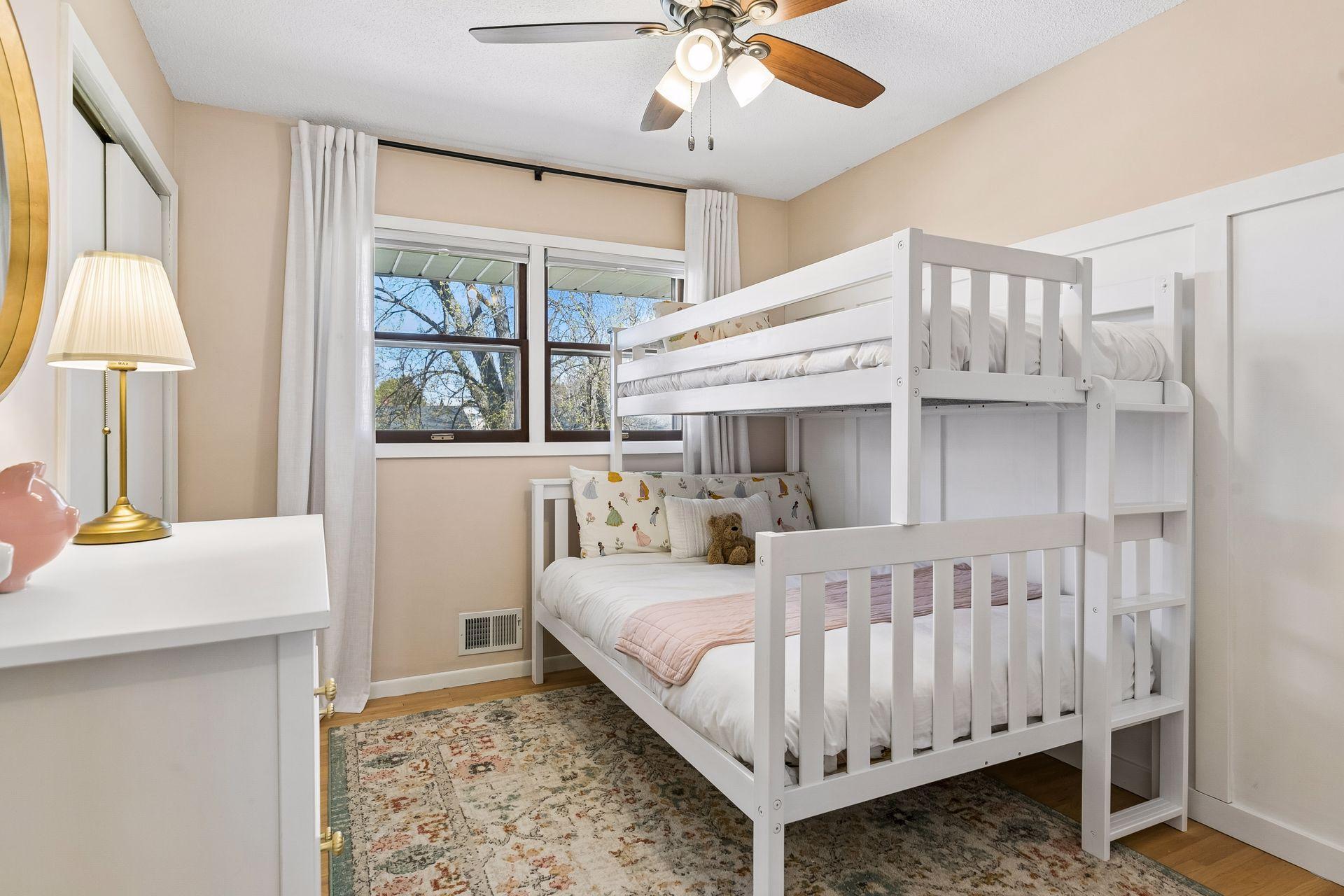 Second bedroom with great natural light and versatility.