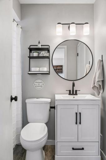 Updated full bathroom with clean, modern finishes.