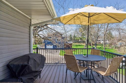 Deck space ready for entertainingâgrilling nights start here.