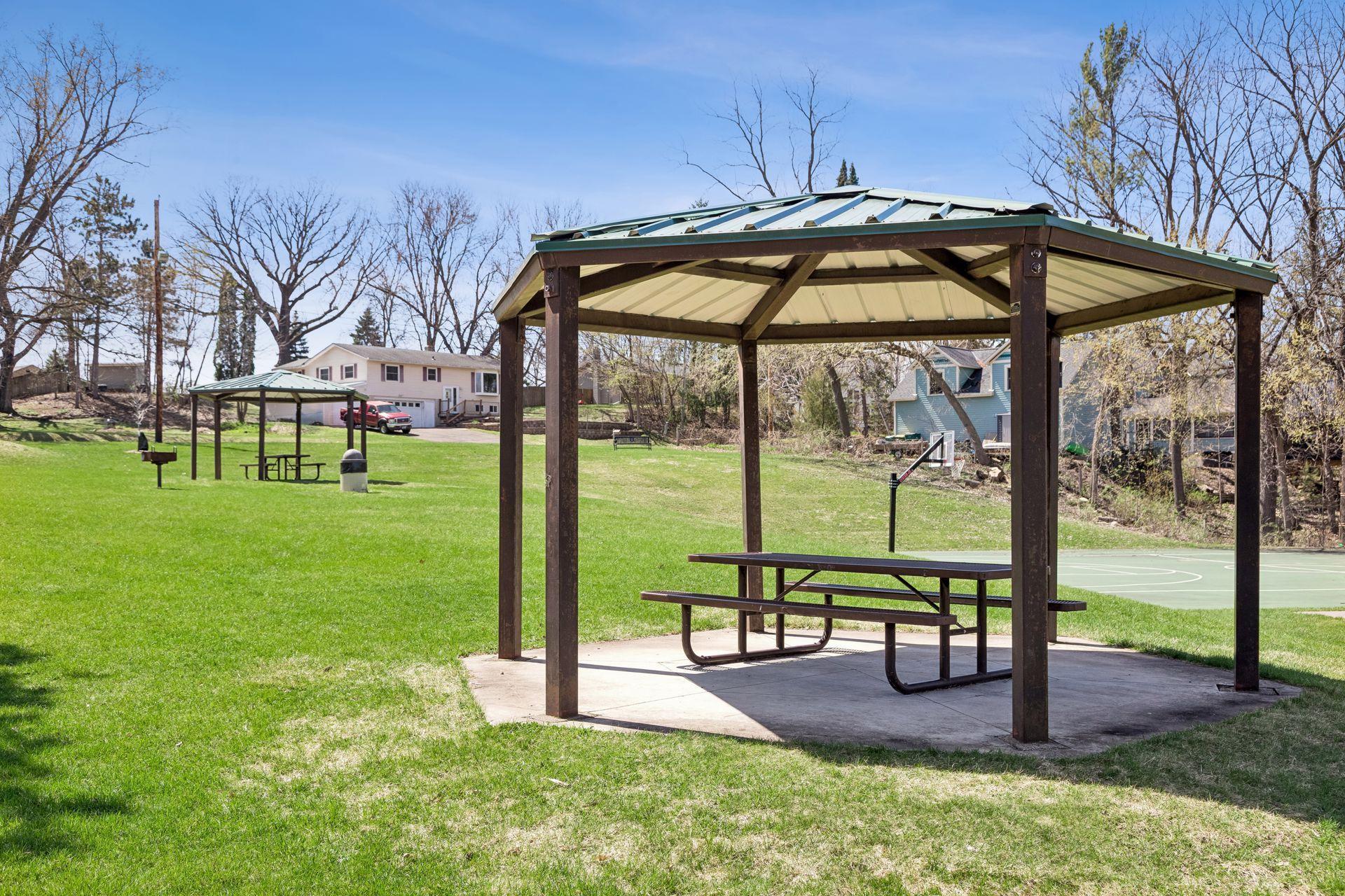 Picnic pavilion and basketball court just minutes away.