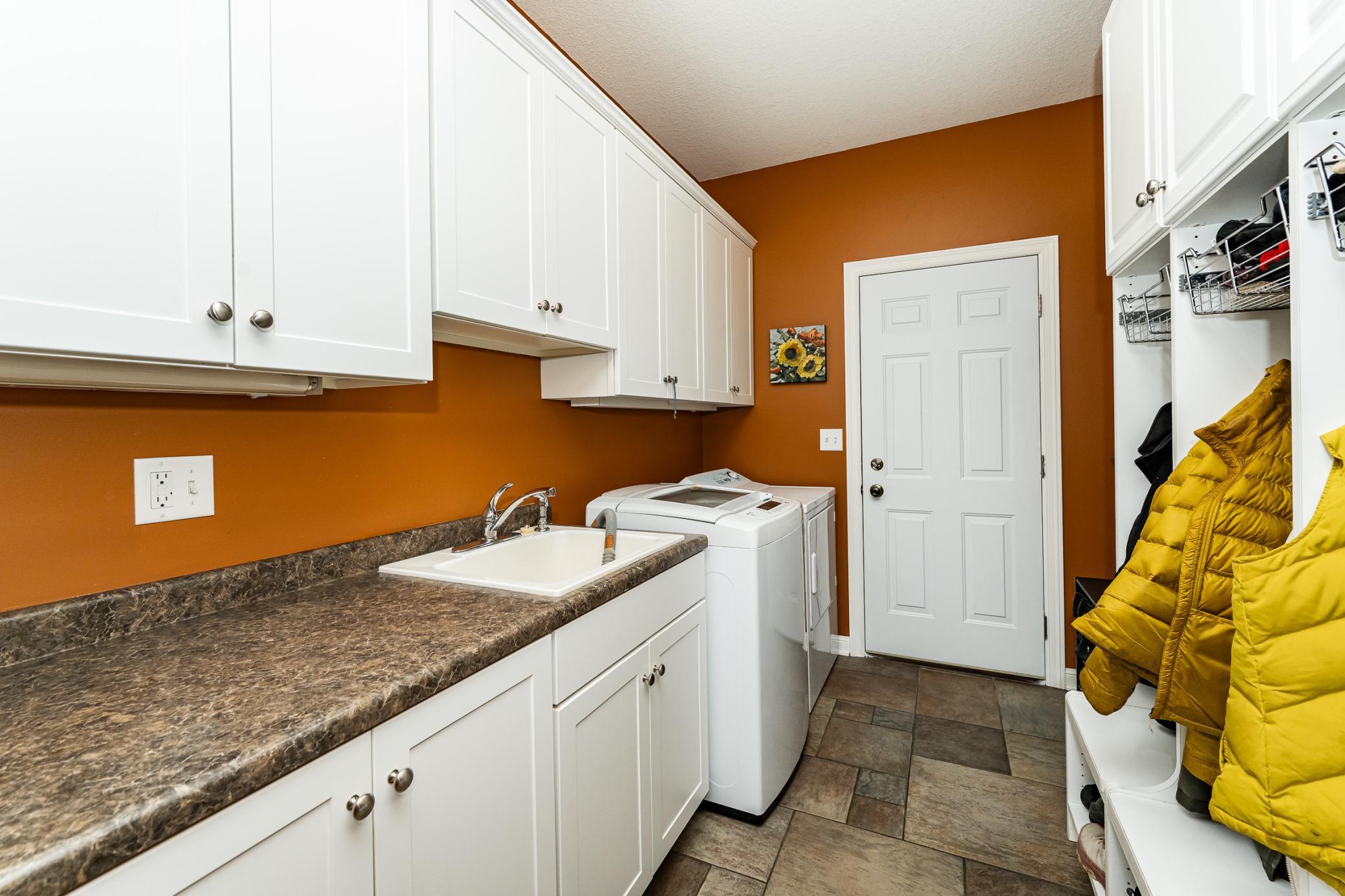Main floor laundry room