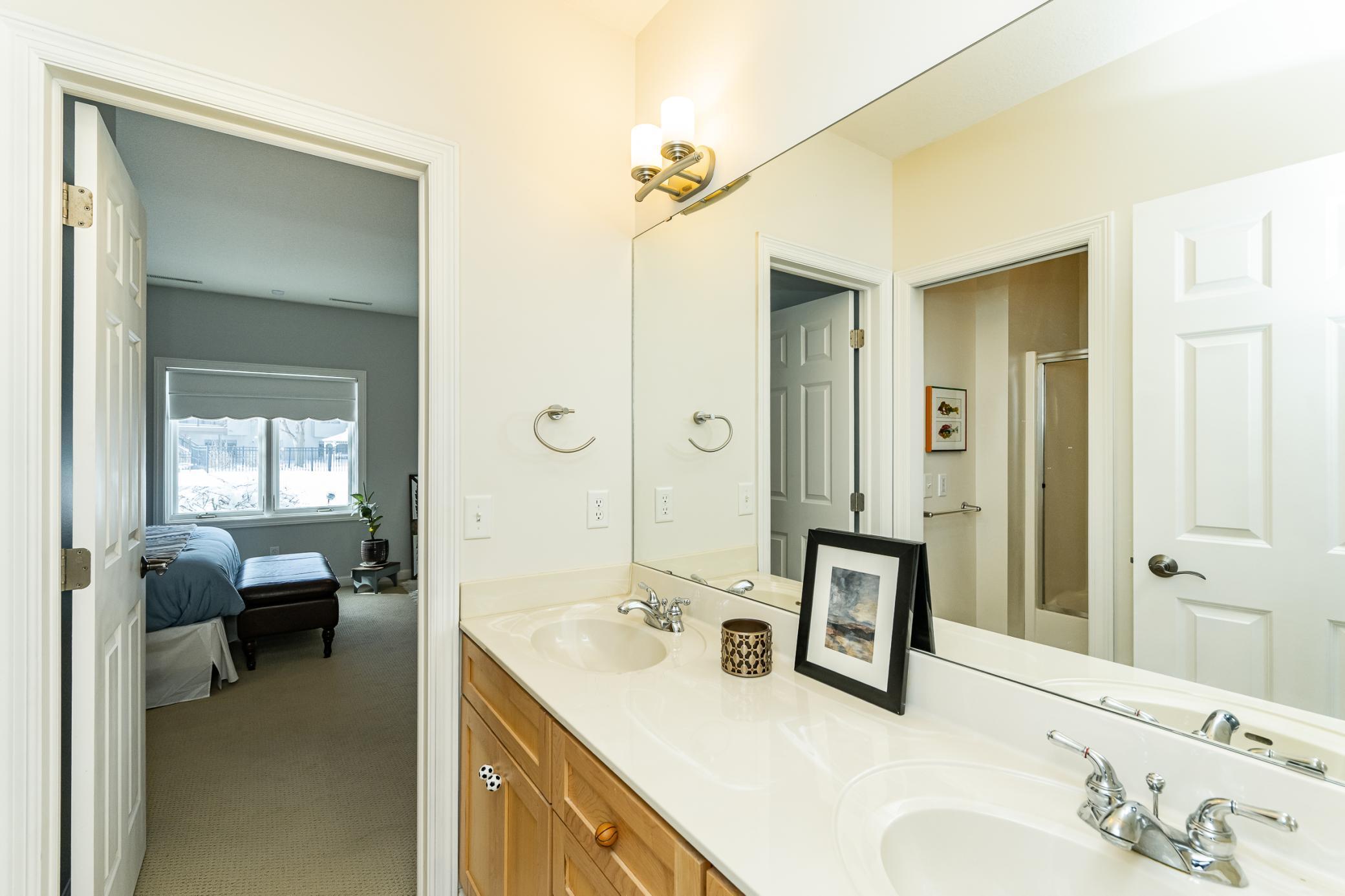 Jack & Jill lower level full bath