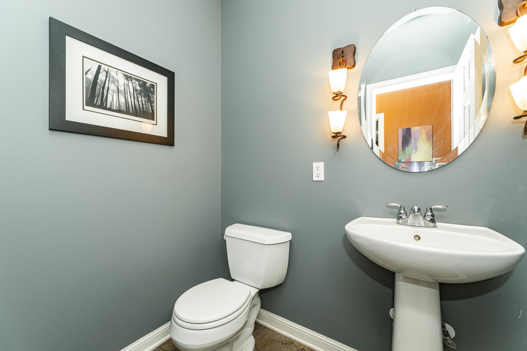 Main floor half bath