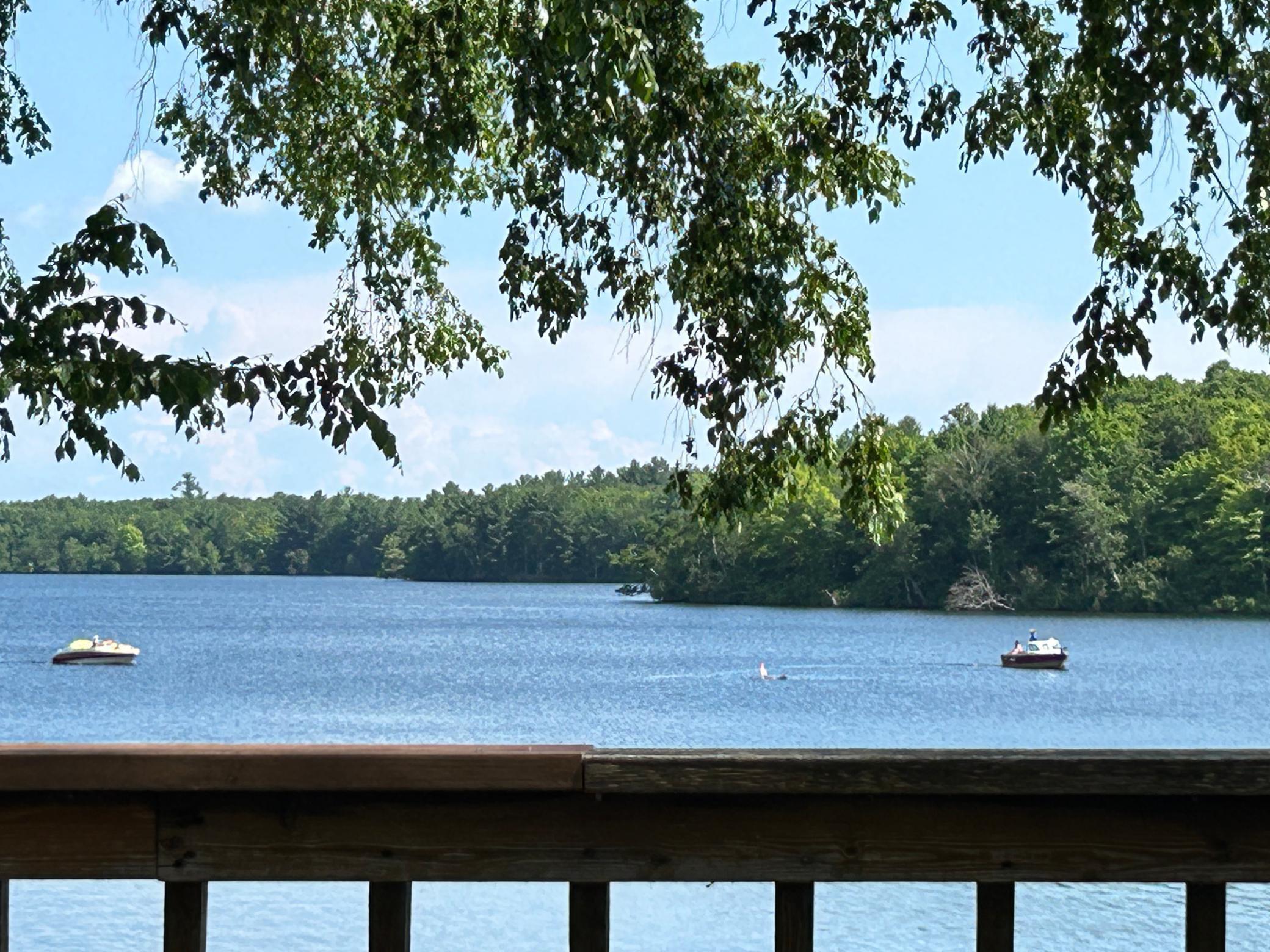 Bay lake from the main lodge