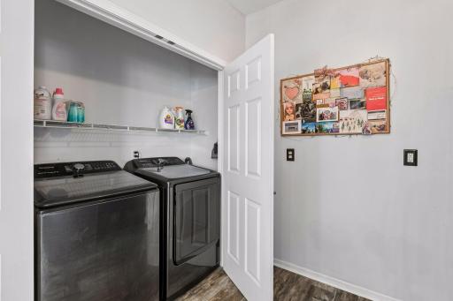 Main floor laundry is a wonderful perk!