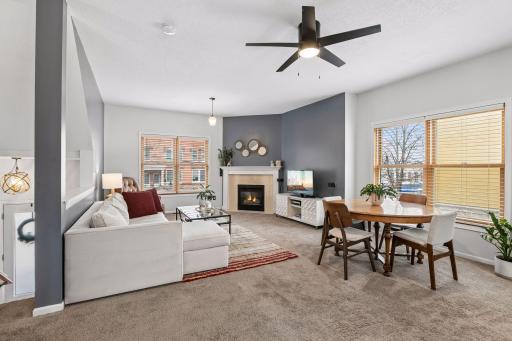 Bright and spacious end-unit with three walls of natural light! A truly lovely space to come home to!