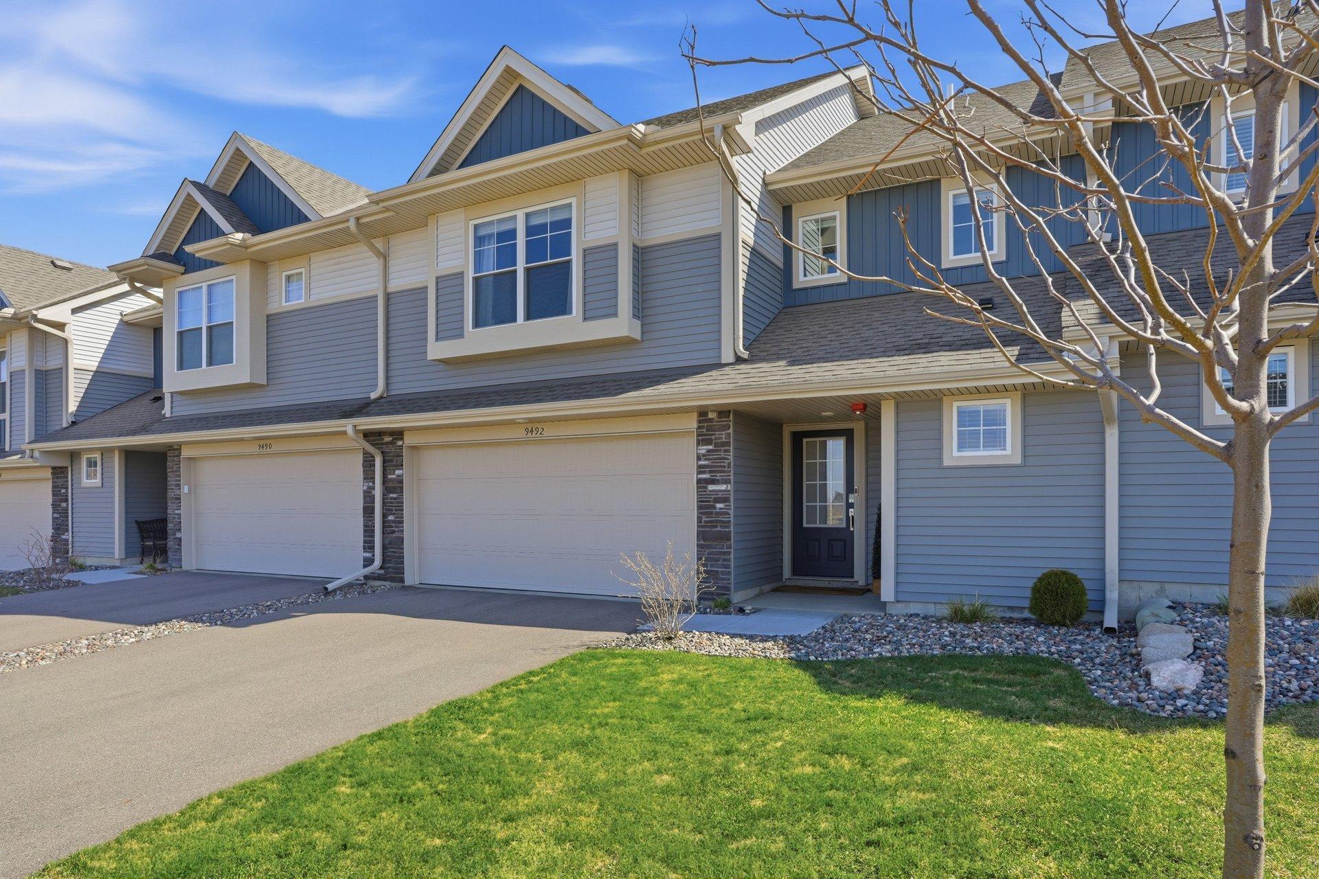 2 car garage and private location within the development, don't miss the patio outback.