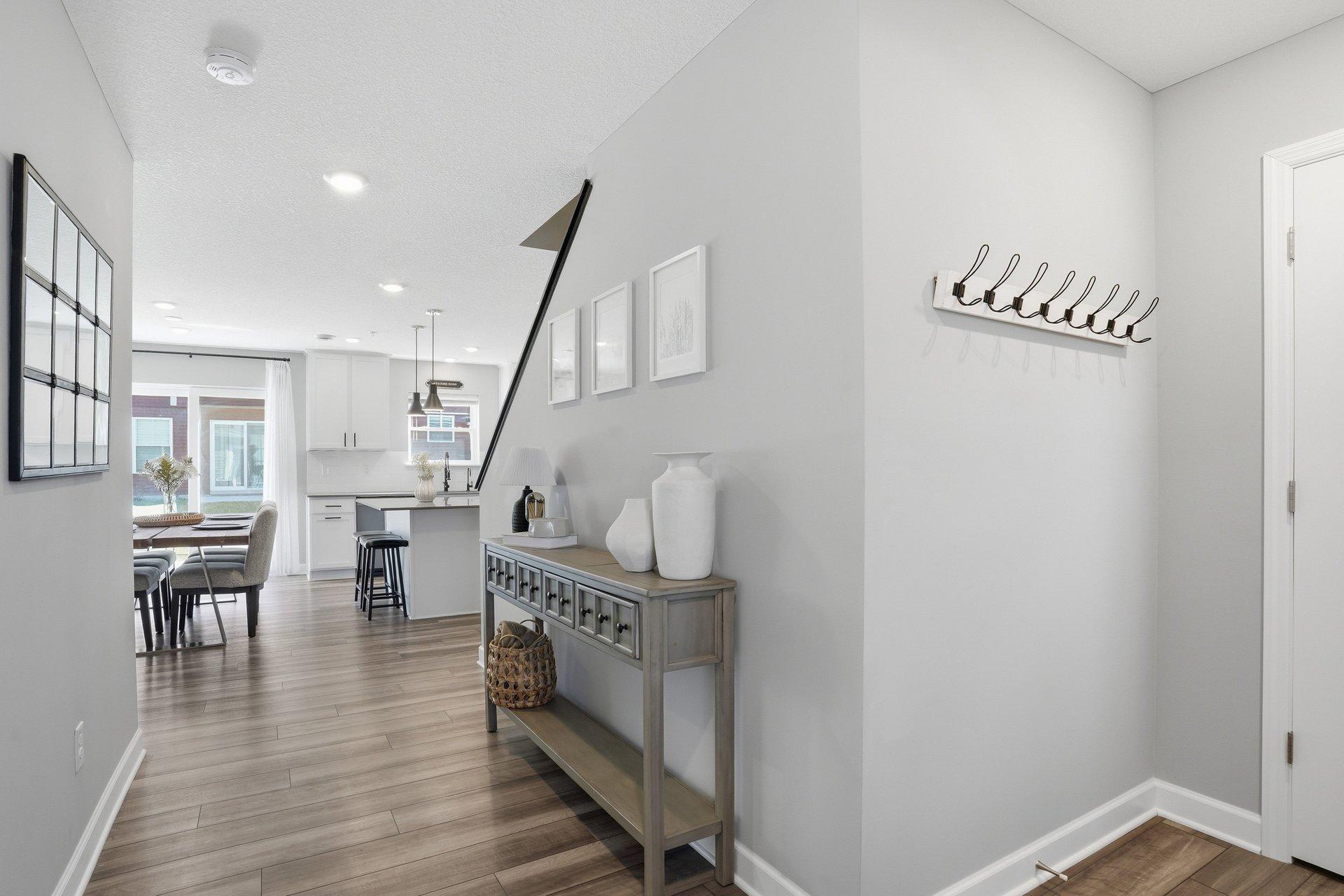 The entire home is filled with light and designer touches.