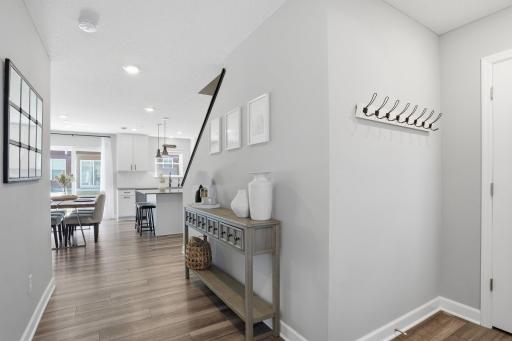 The entire home is filled with light and designer touches.