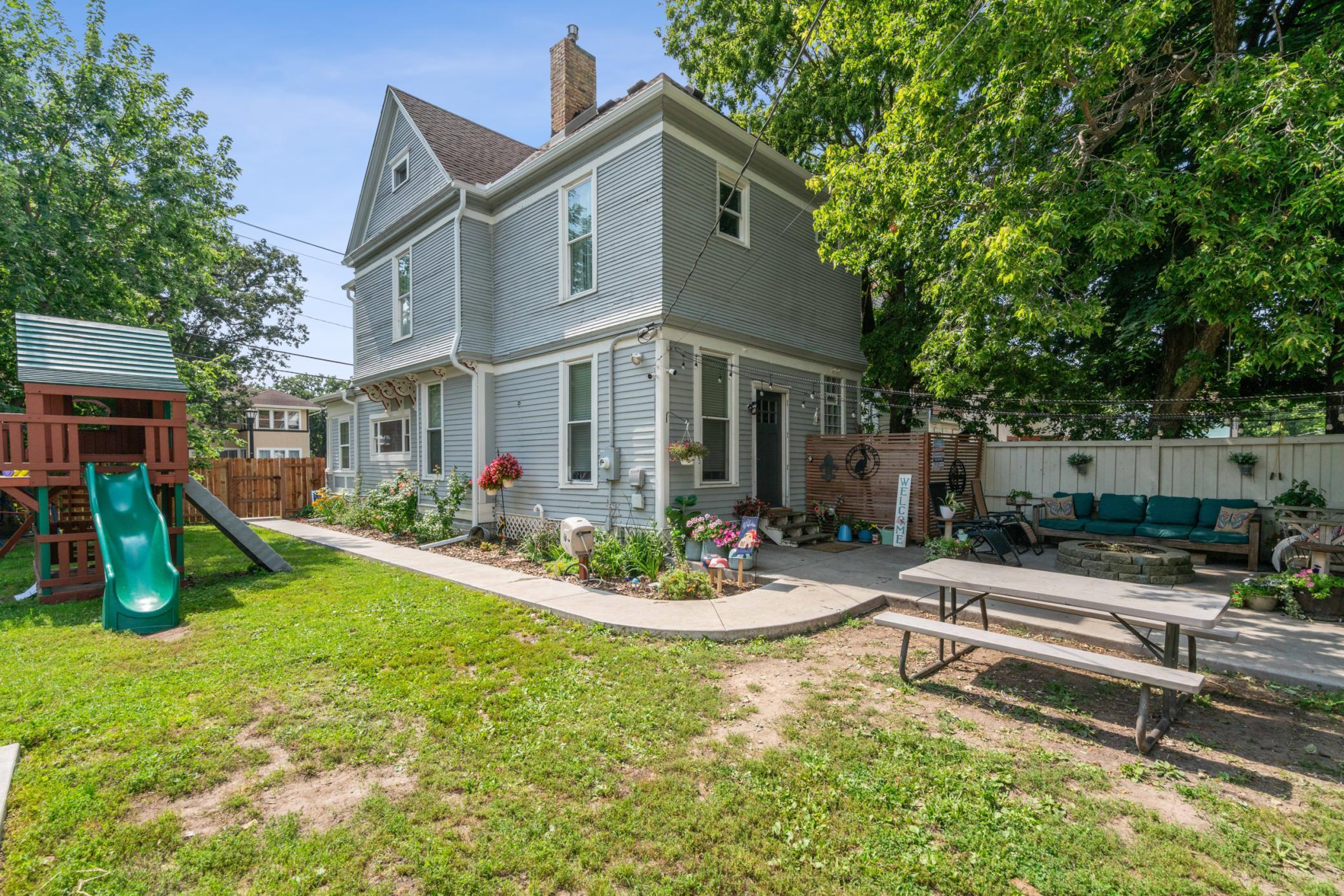 Home is on a double lot!