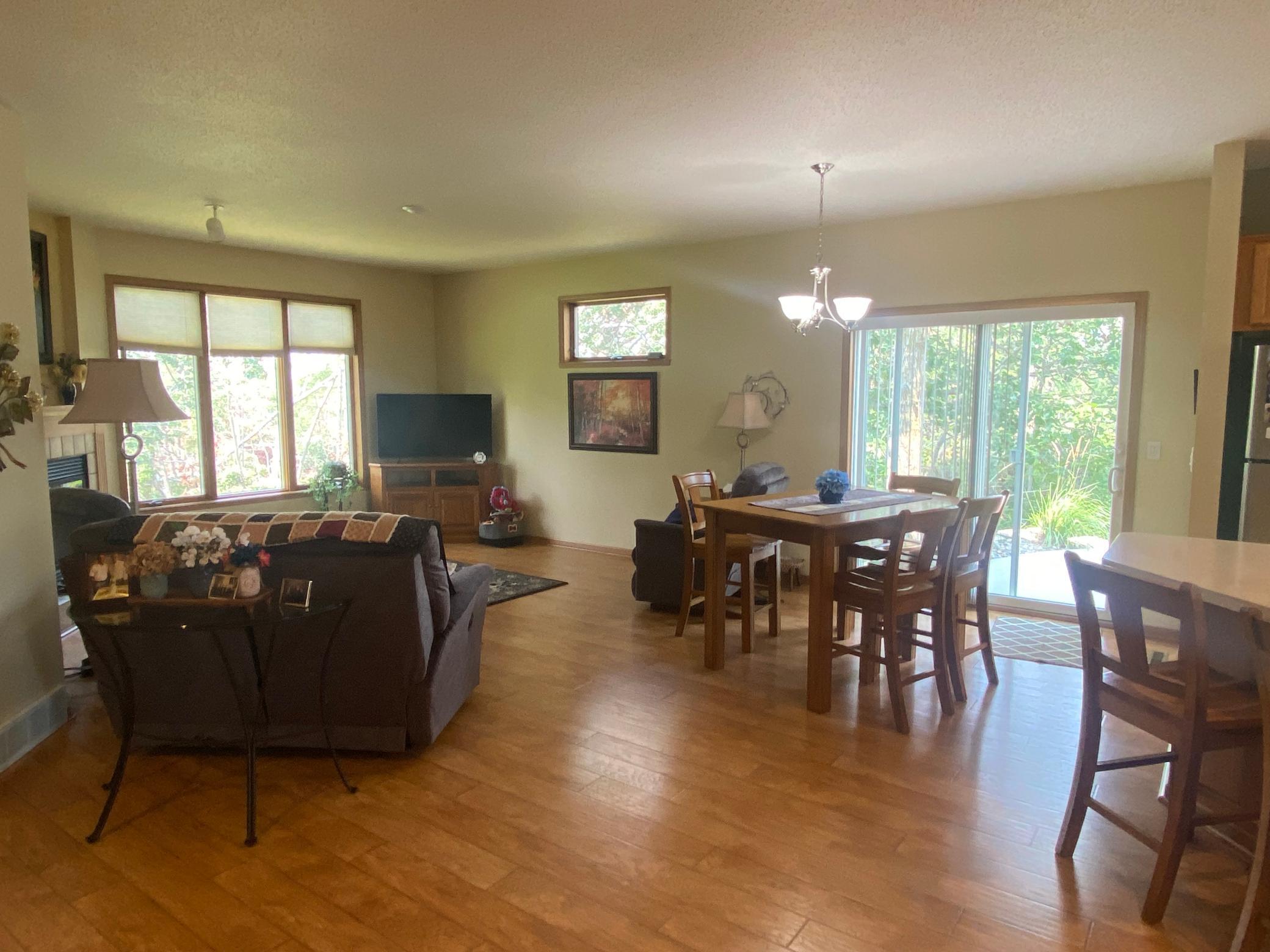 Dining rm & Living room