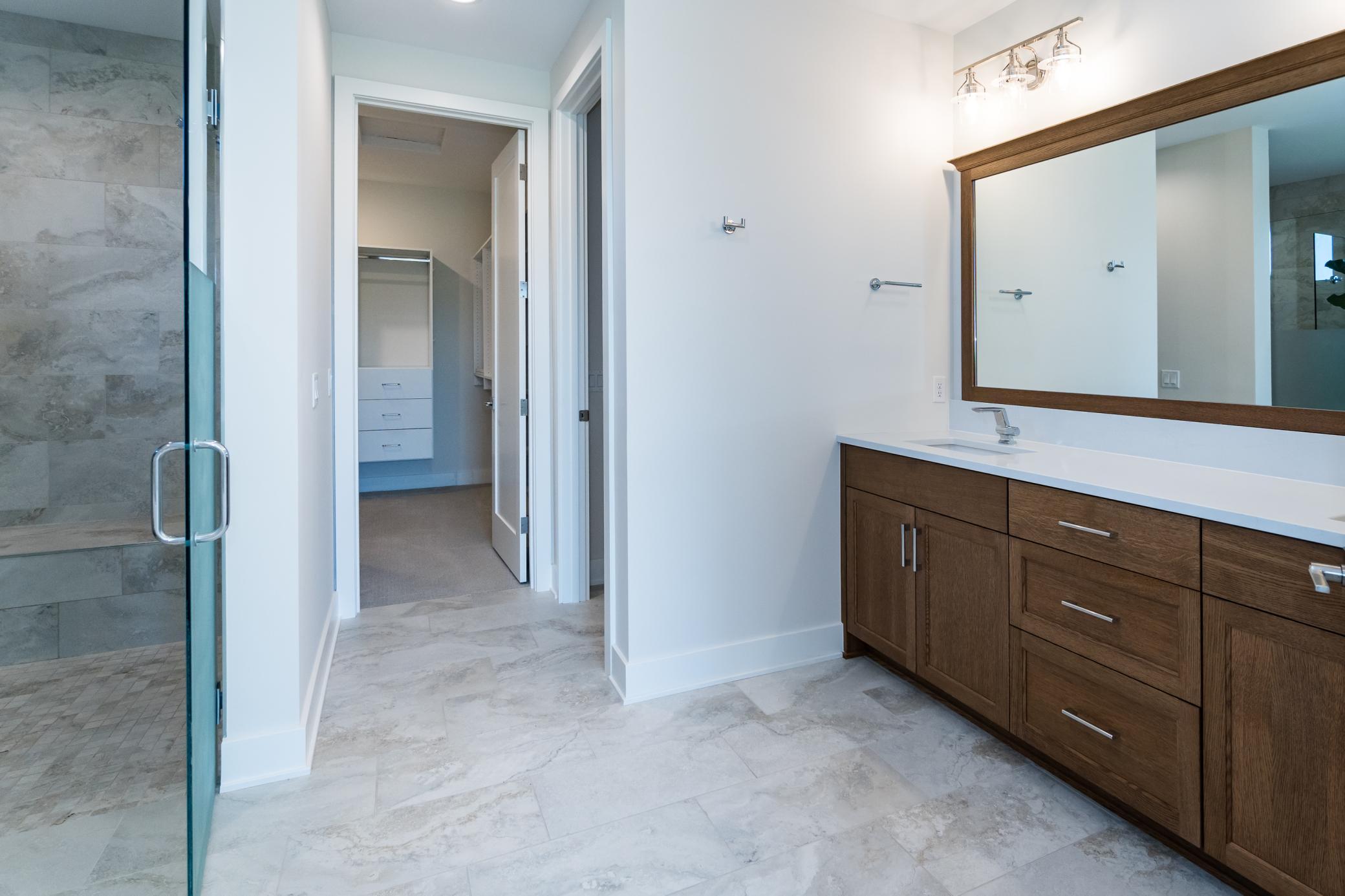 Primary Bedroom Double Vanity.