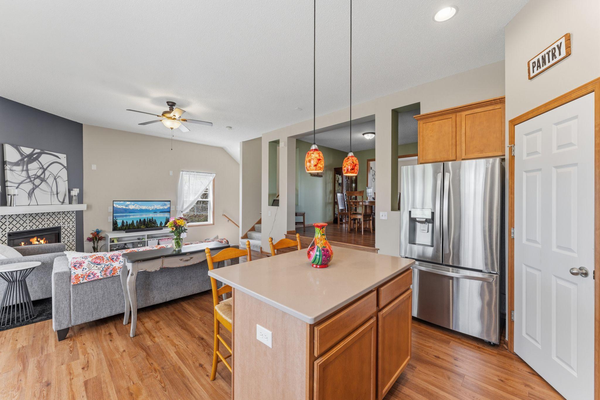 Main level view look at this open concept