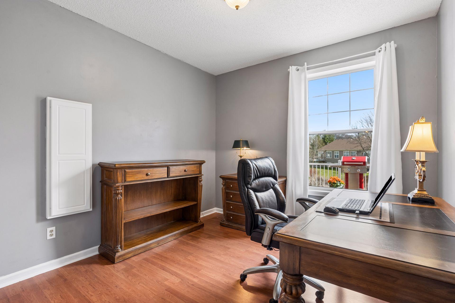 Second bedroom on the main level; perfect for a home office.