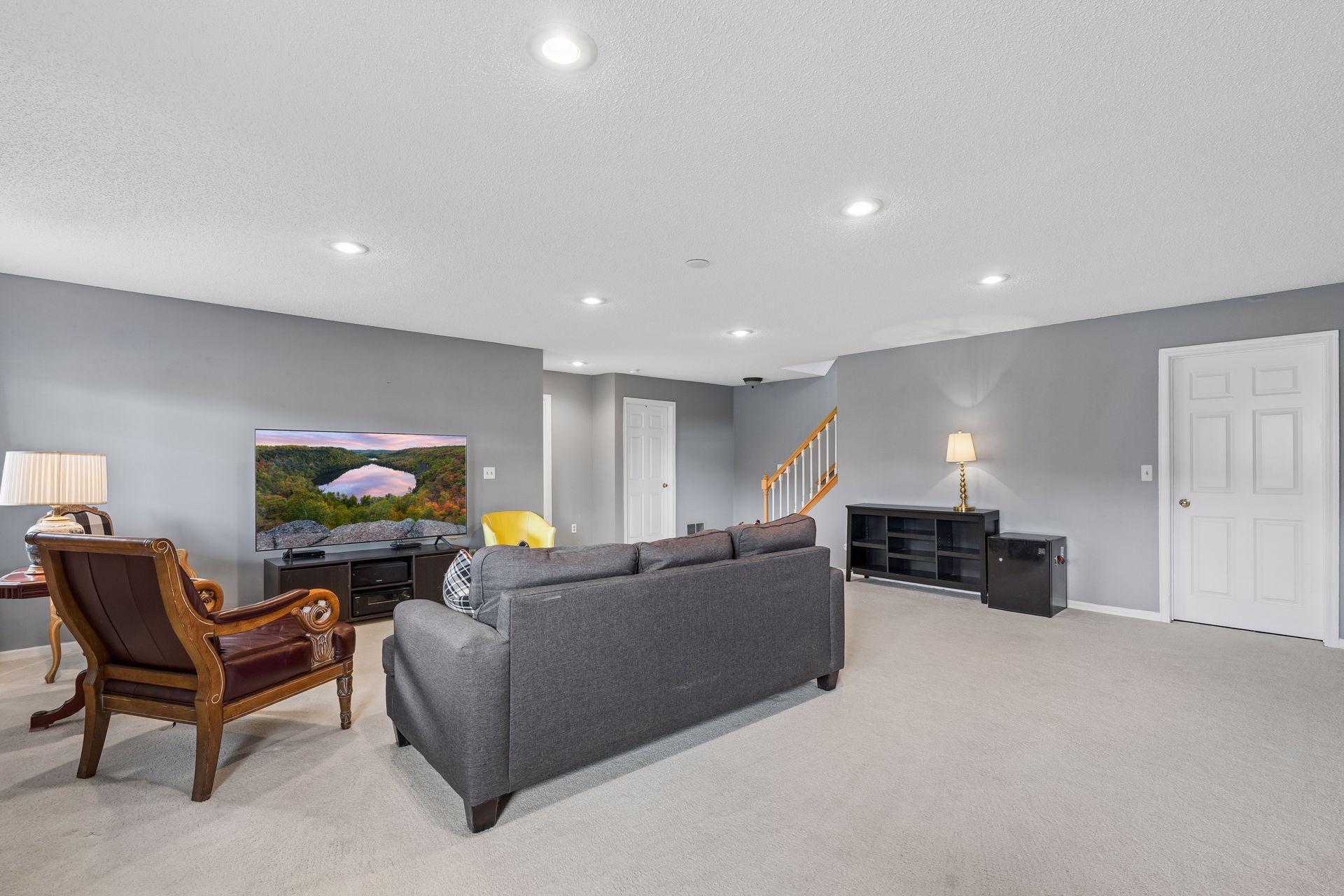 Don't forget to find the storage space in the large unfinished area that has a utility sink.