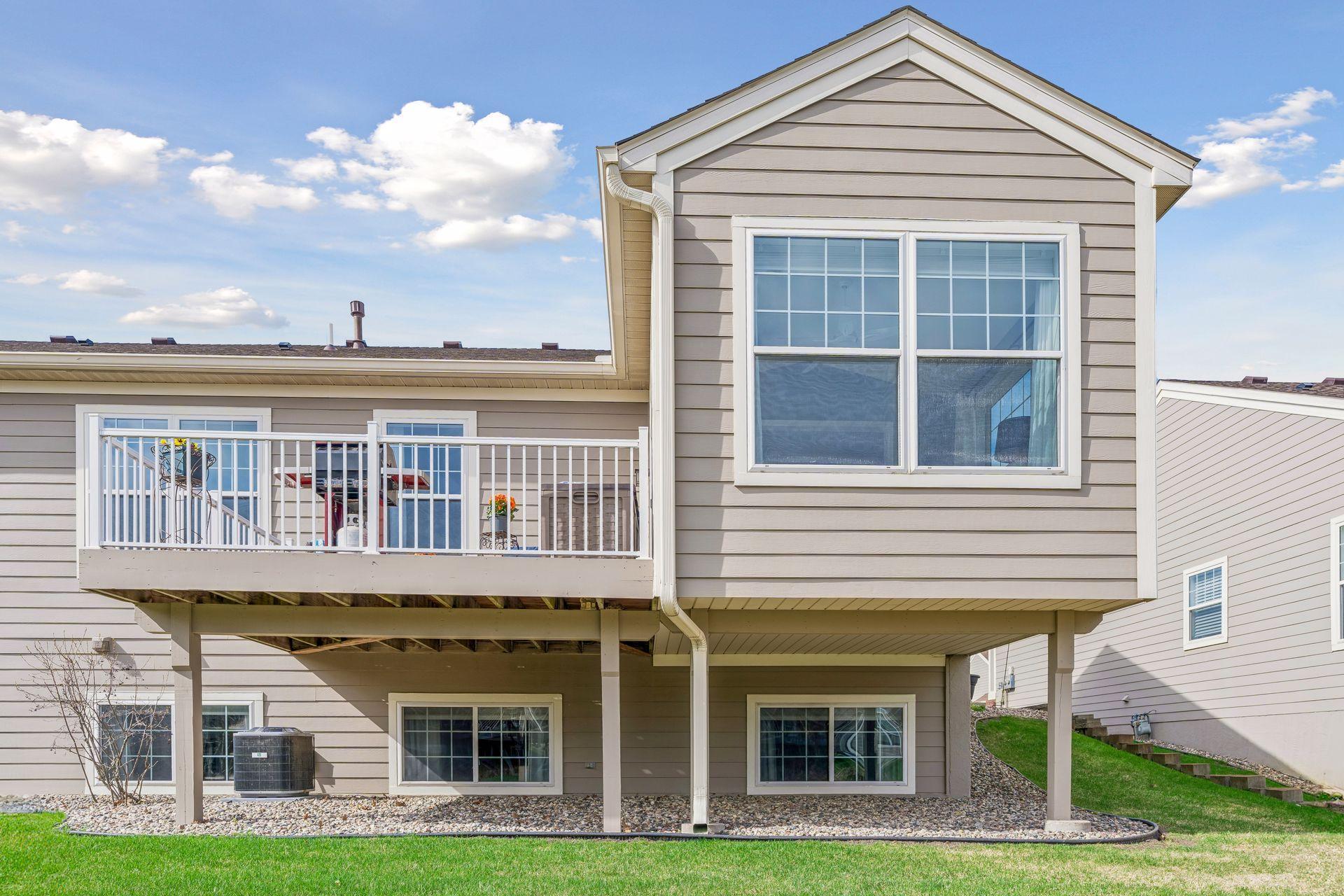 One of the biggest decks in the community, perfectly positioned for privacy and views.