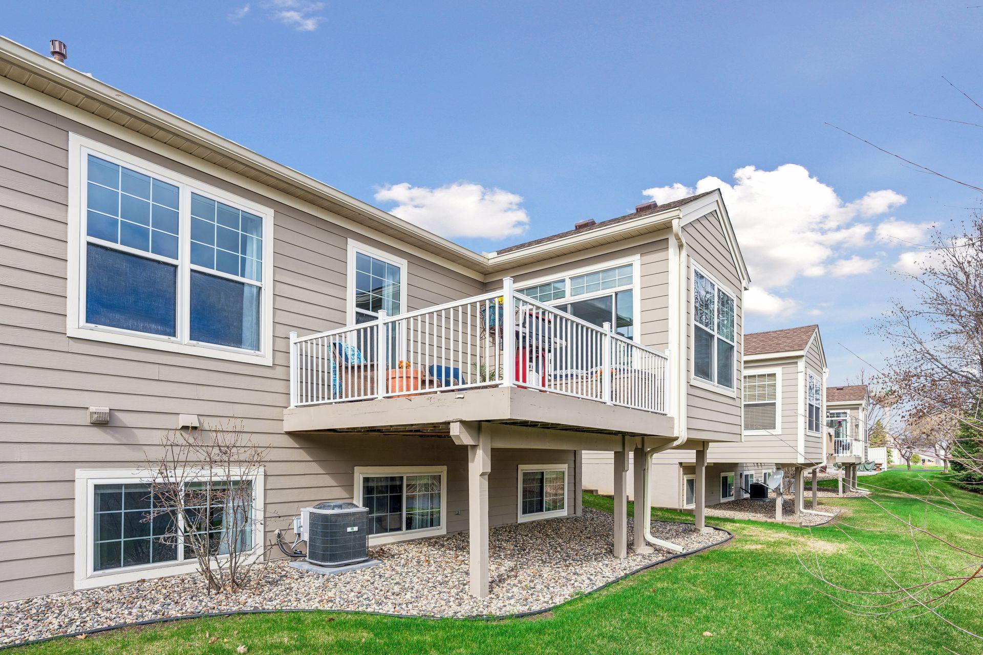 One of the larger decks in the community, ideally situated in a premier location.