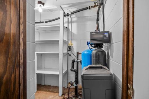 Additional Storage and Owned Culligan Soft Water System