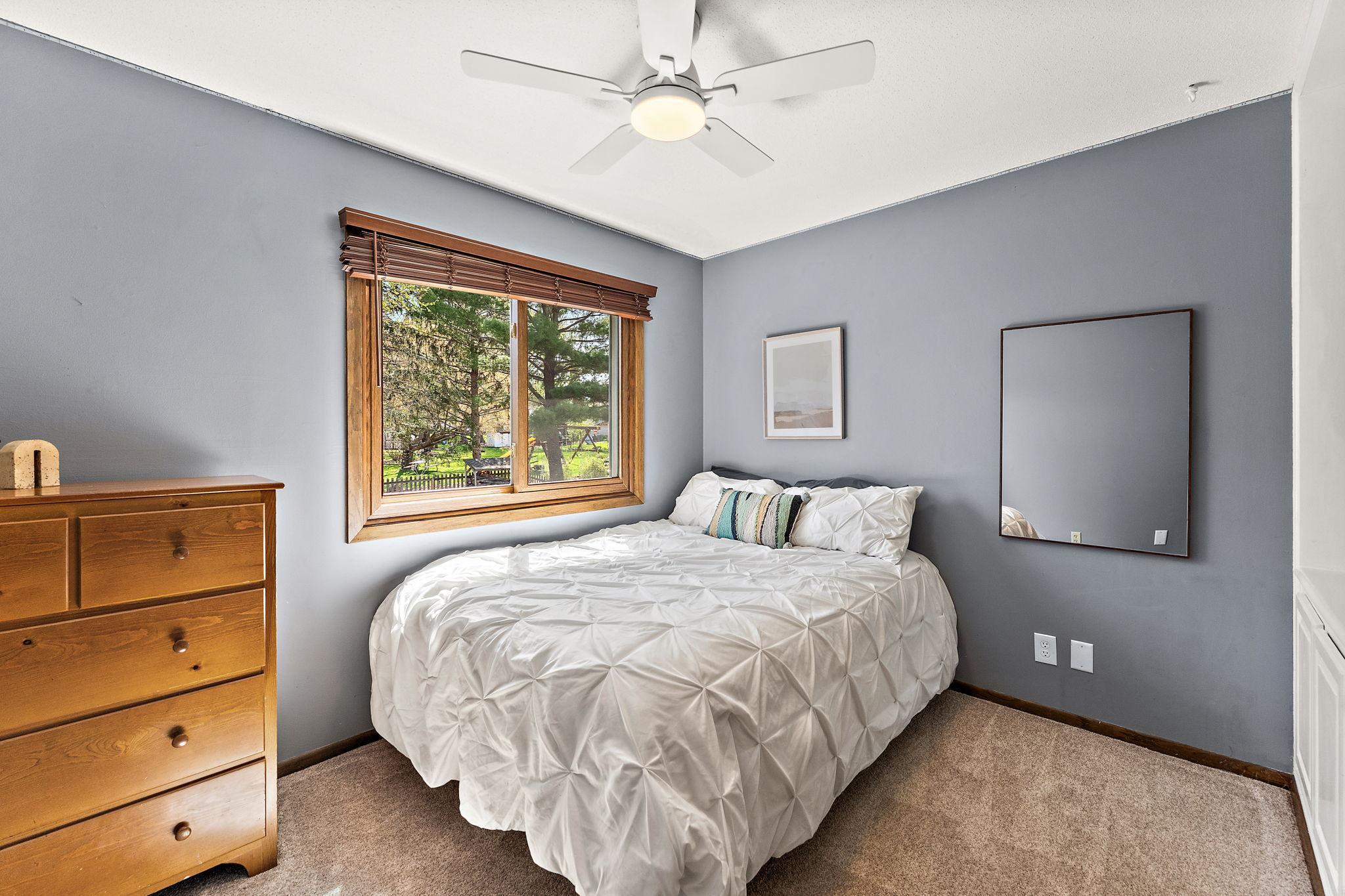 One of the 4 upper level bedrooms