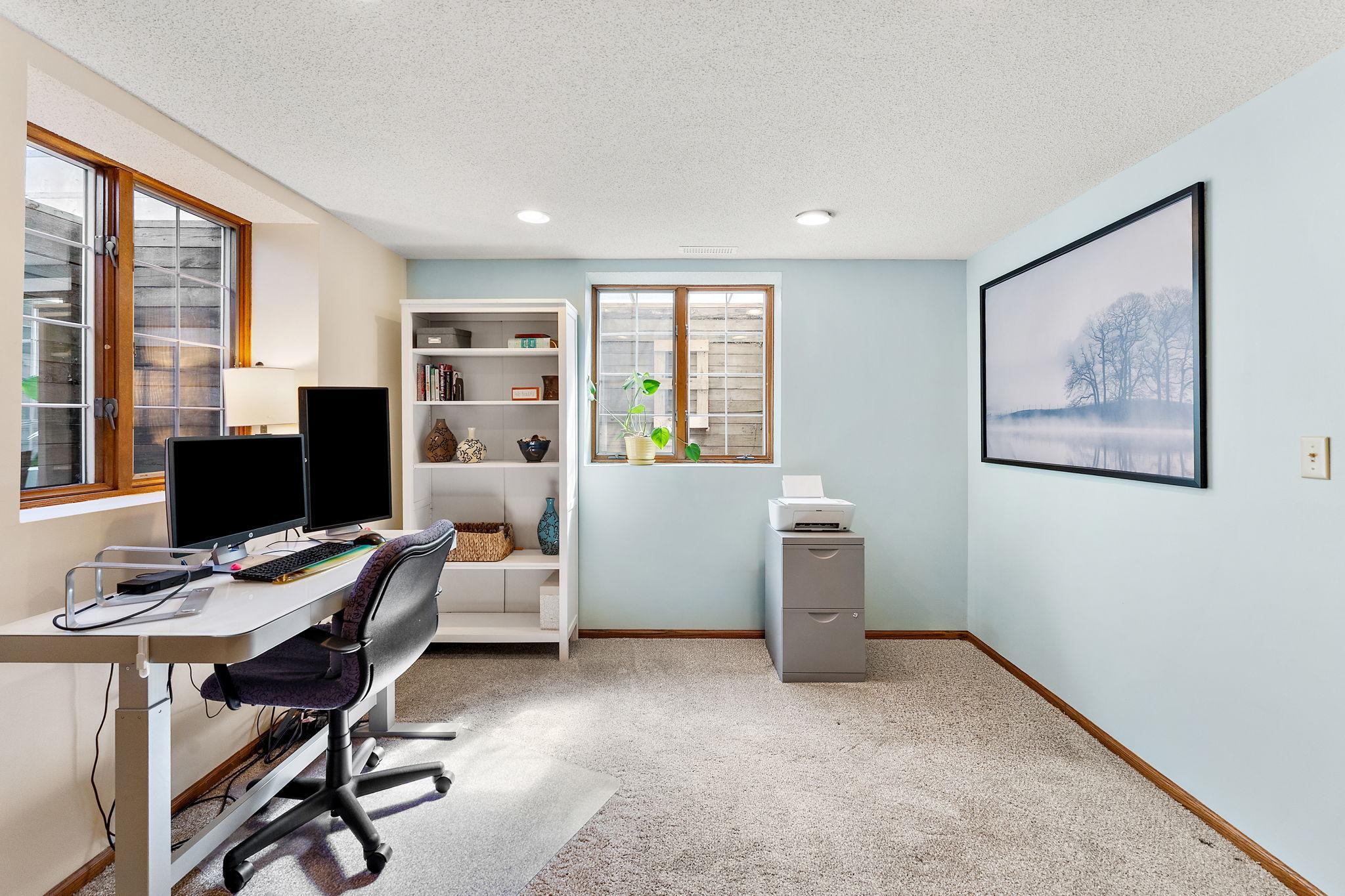 You could even add a 5th bedroom downstairs if needed! Or a perfect office corner.