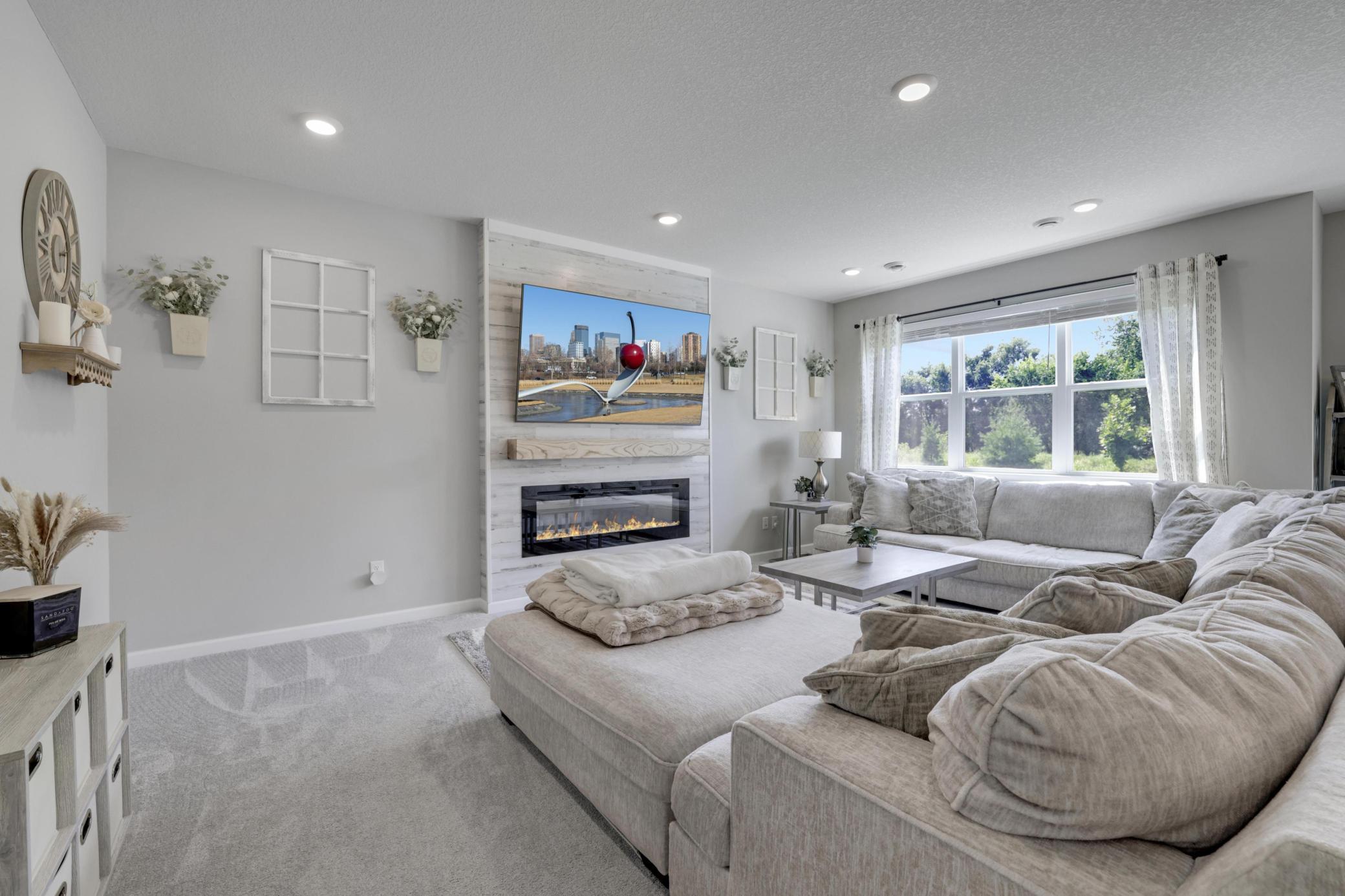 Cozy up in this gorgeous great room!