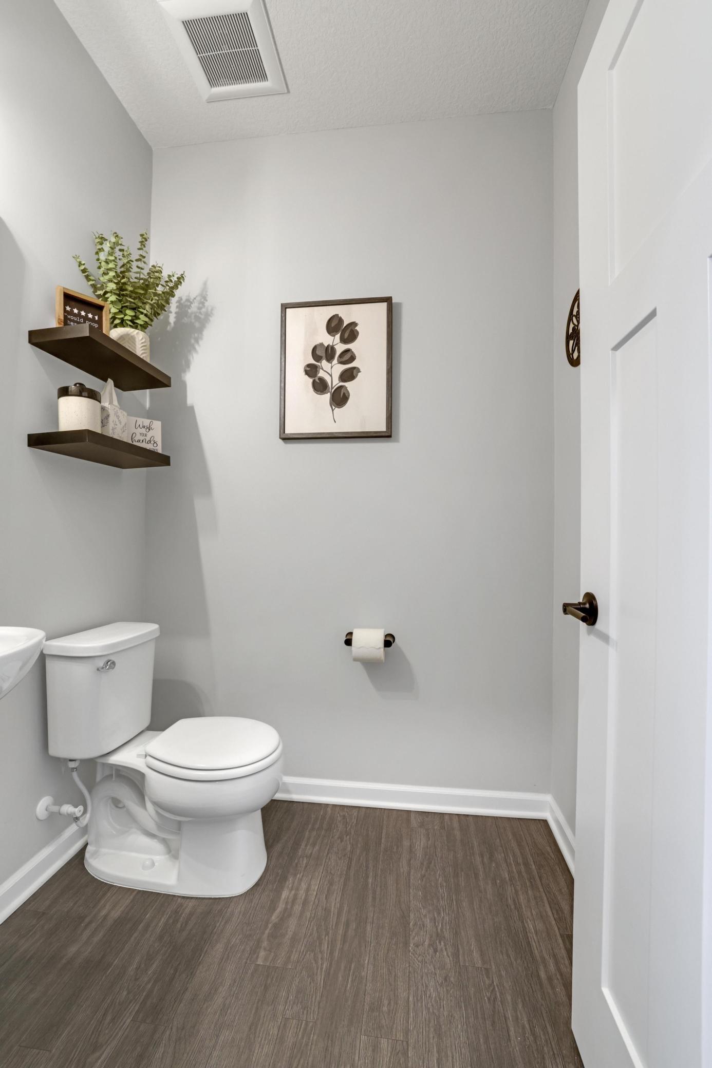 Main level 1/2 bath.