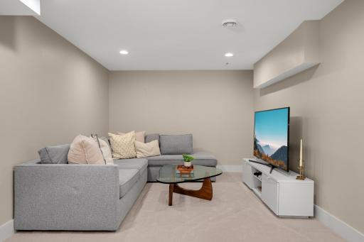Nice space to relax for sports game or a movie