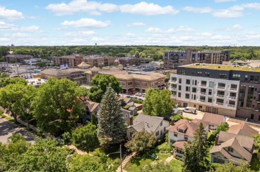 Outstanding location to desirable restaurants and shopping at 50th & France