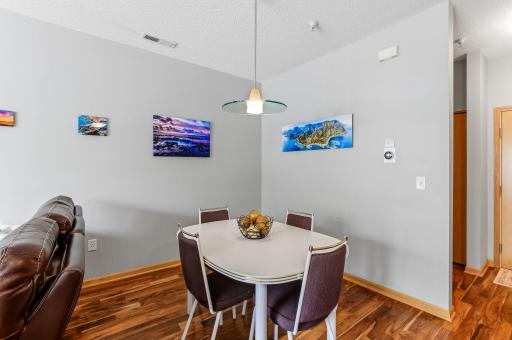 Dedicated dining space offers the perfect setting for everyday meals