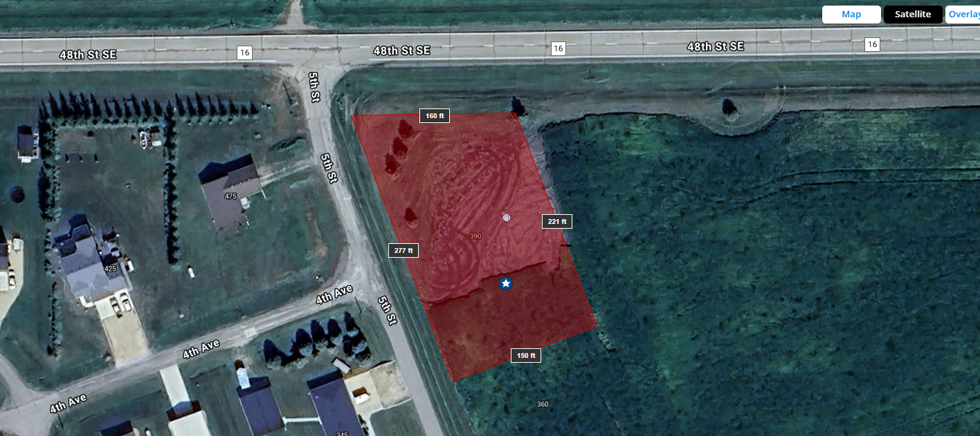 Overhead Lot View
