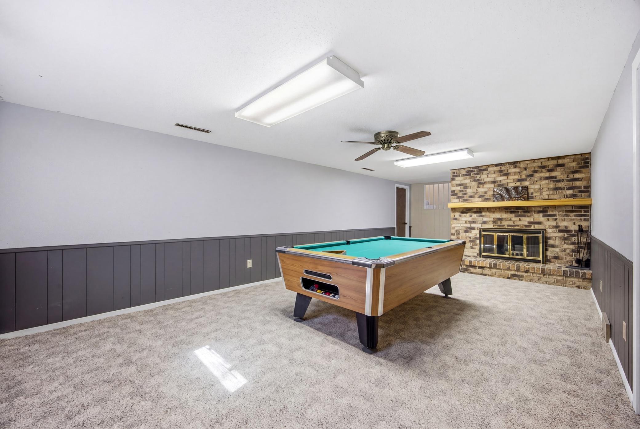 Lower Level - wood burning fireplace