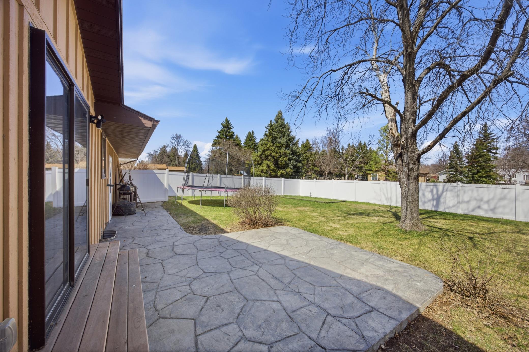 Stamped Patio/Fenced in Backyard