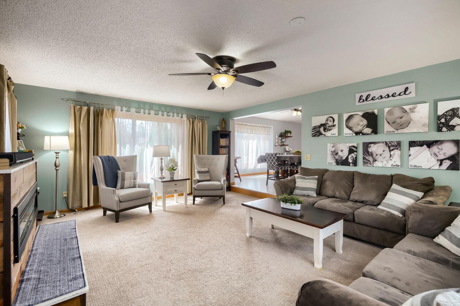 Living Room & Dining Room