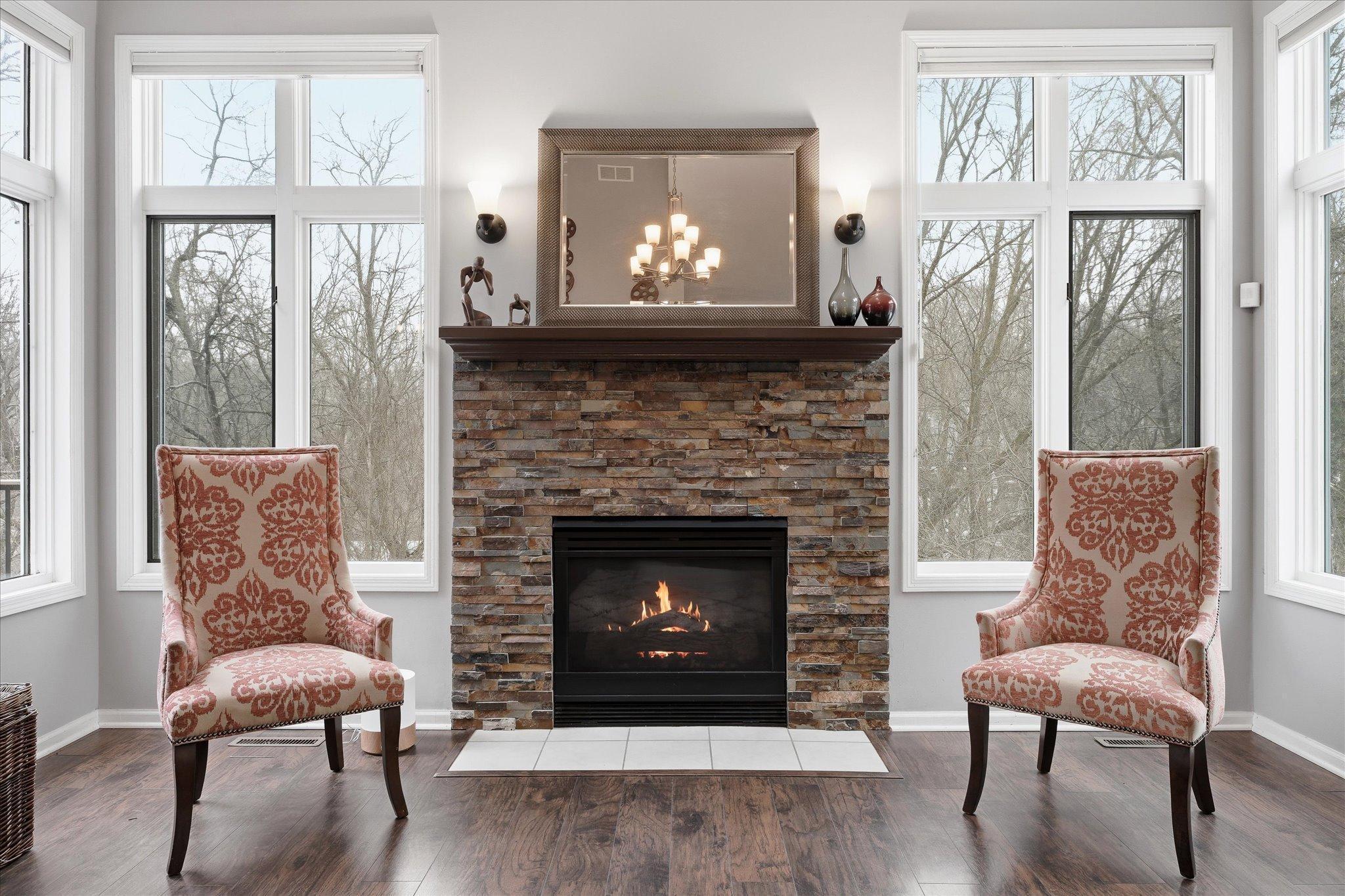 Gas fireplace