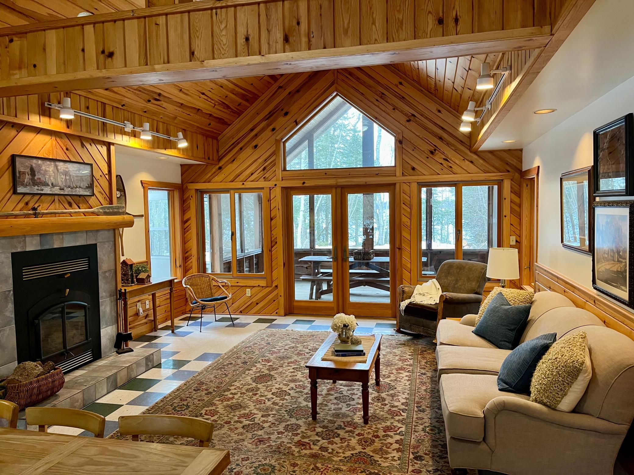 Light flooding the space