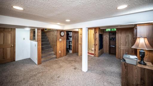 Another view of the lower level amusement room